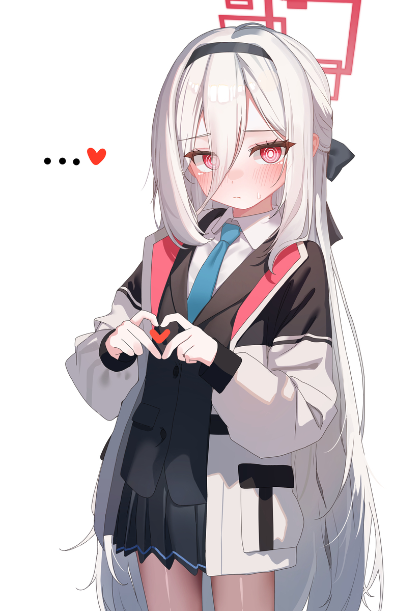 This is a pixiv picture whose title is ケイちゃん 指ハート❤️頼む.