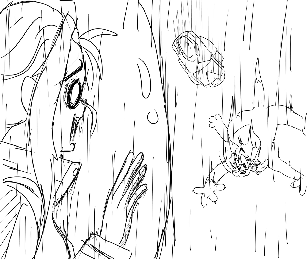 This is a pixiv picture whose title is トム先生とユズとHalo降下.