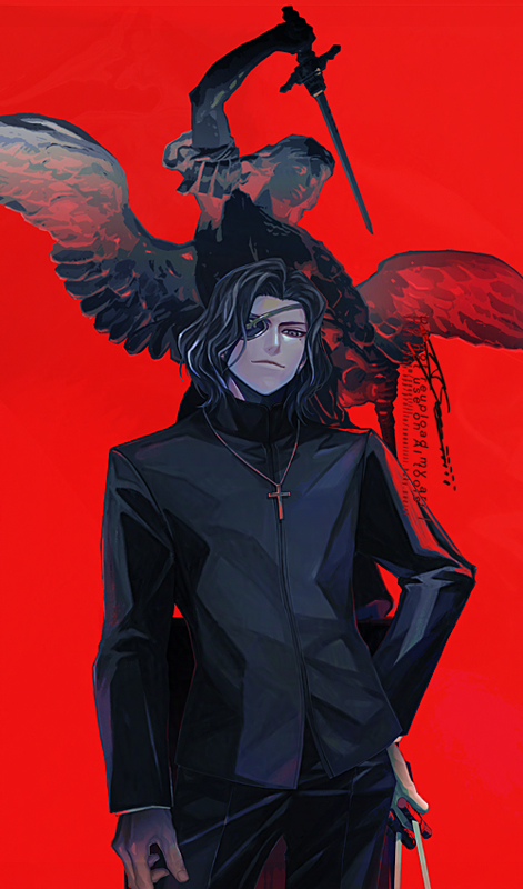 This is a pixiv picture whose title is ハンザ神父.