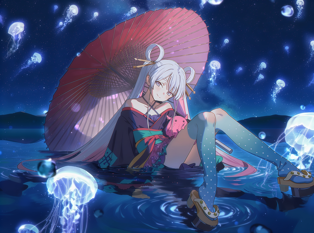 This is a pixiv picture whose title is 月見ヤチヨ.