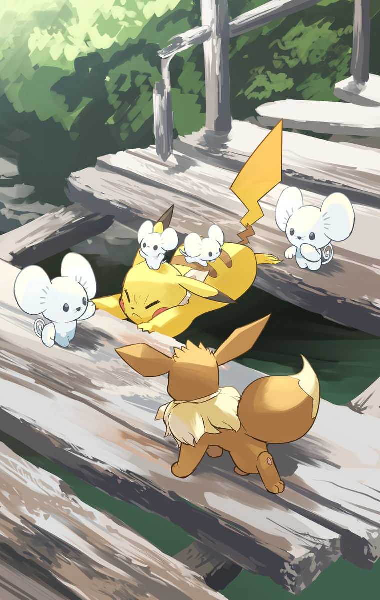 This is a pixiv picture whose title is 橋渡し.