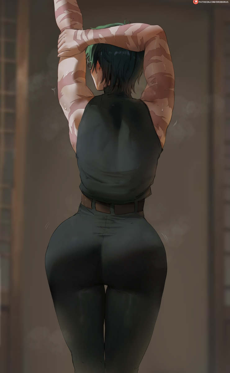 This is a pixiv picture whose title is Maki Zenin.