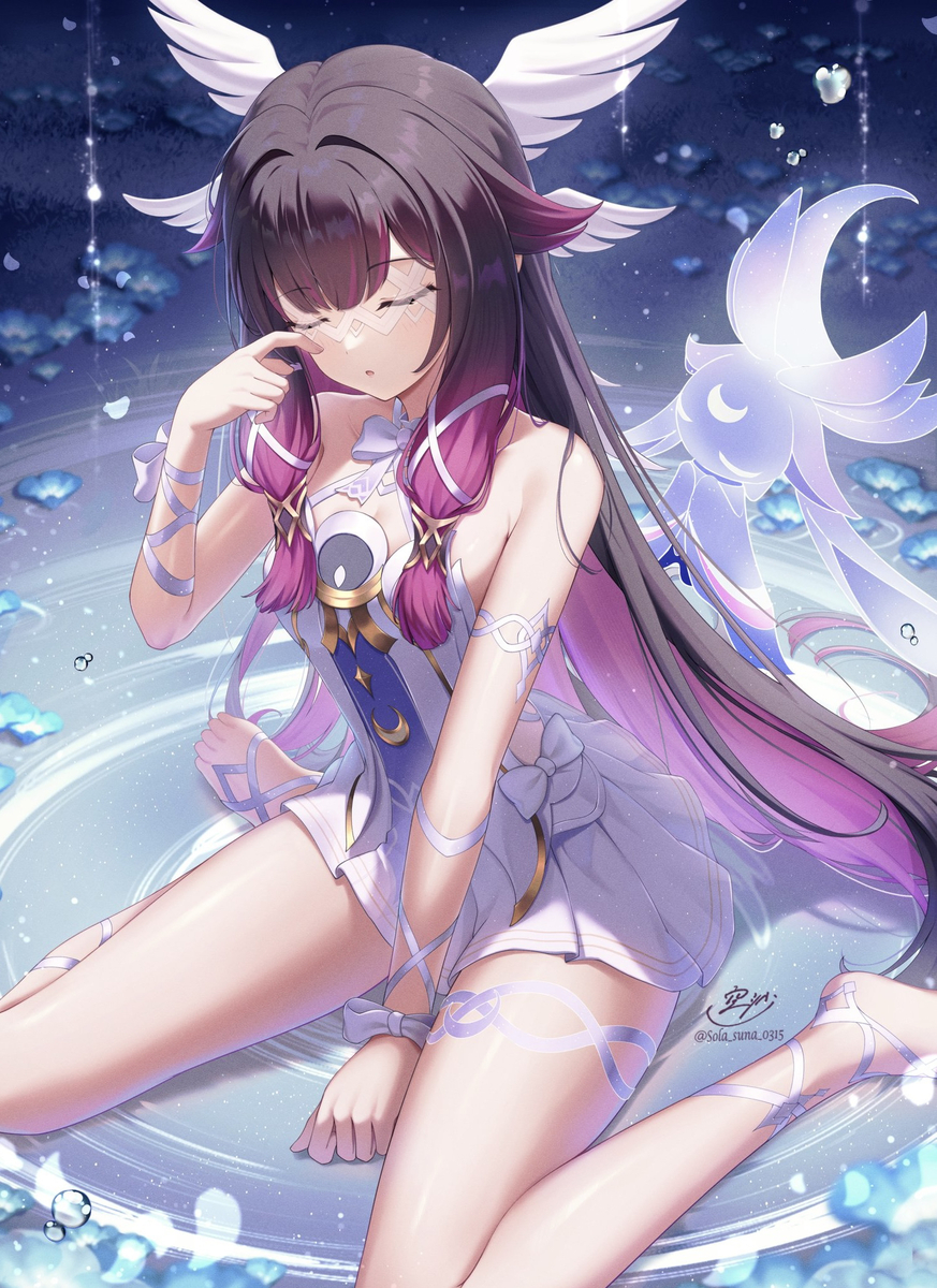 This is a pixiv picture whose title is コロンビーナ💤.