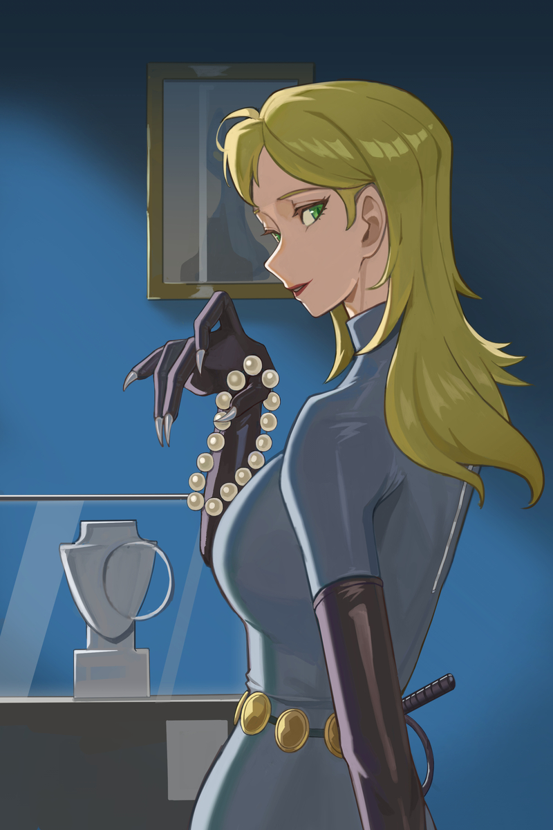 This is a pixiv picture whose title is 黑夜，黑猫.