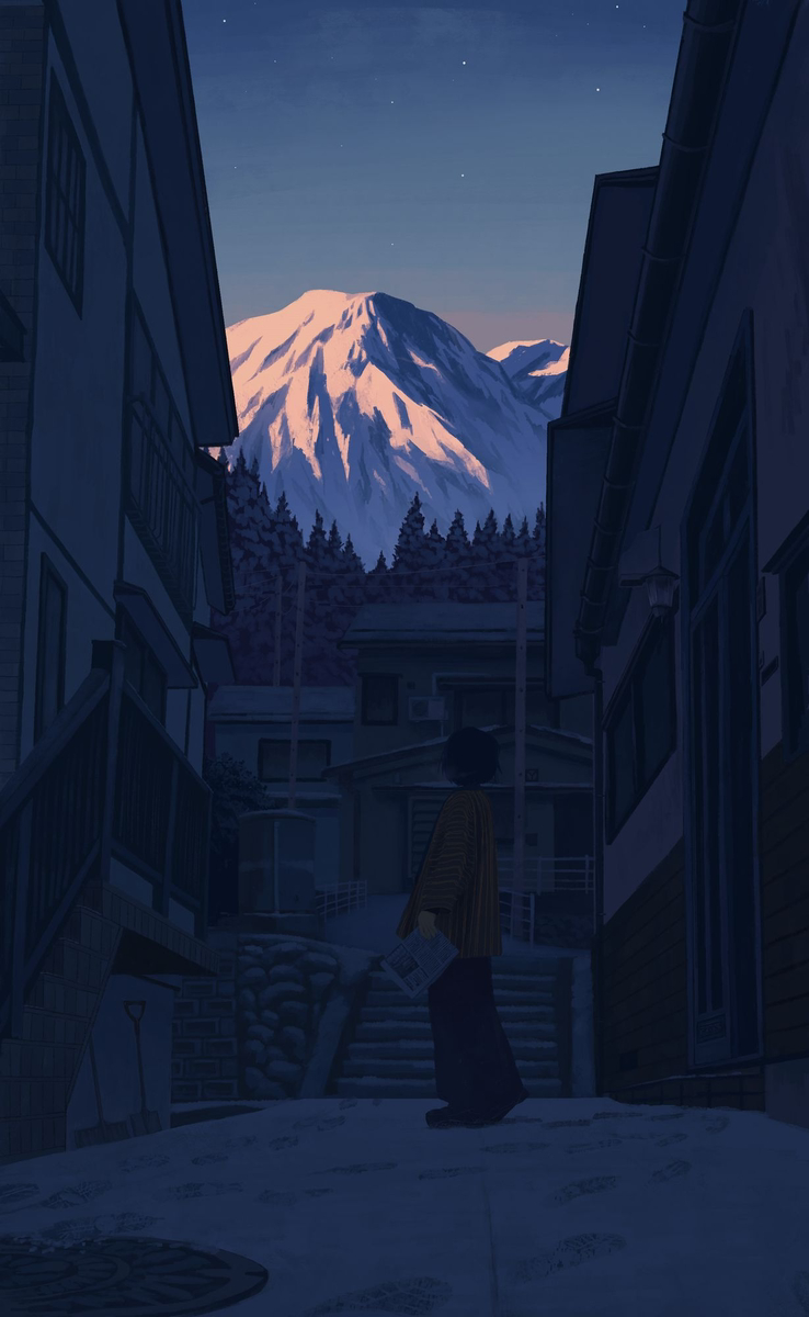 This is a pixiv picture whose title is 光が降りてくる.