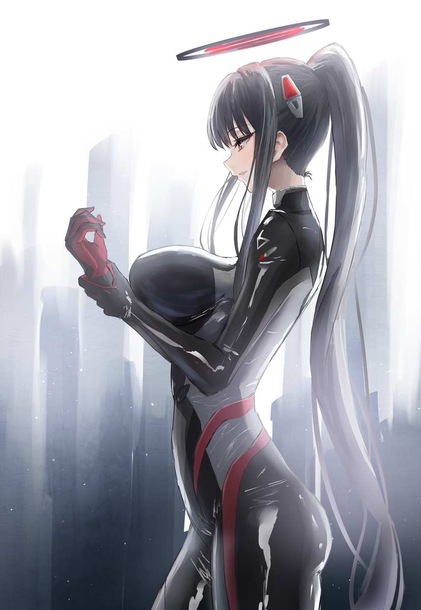 This is a pixiv picture whose title is 臨戦前.