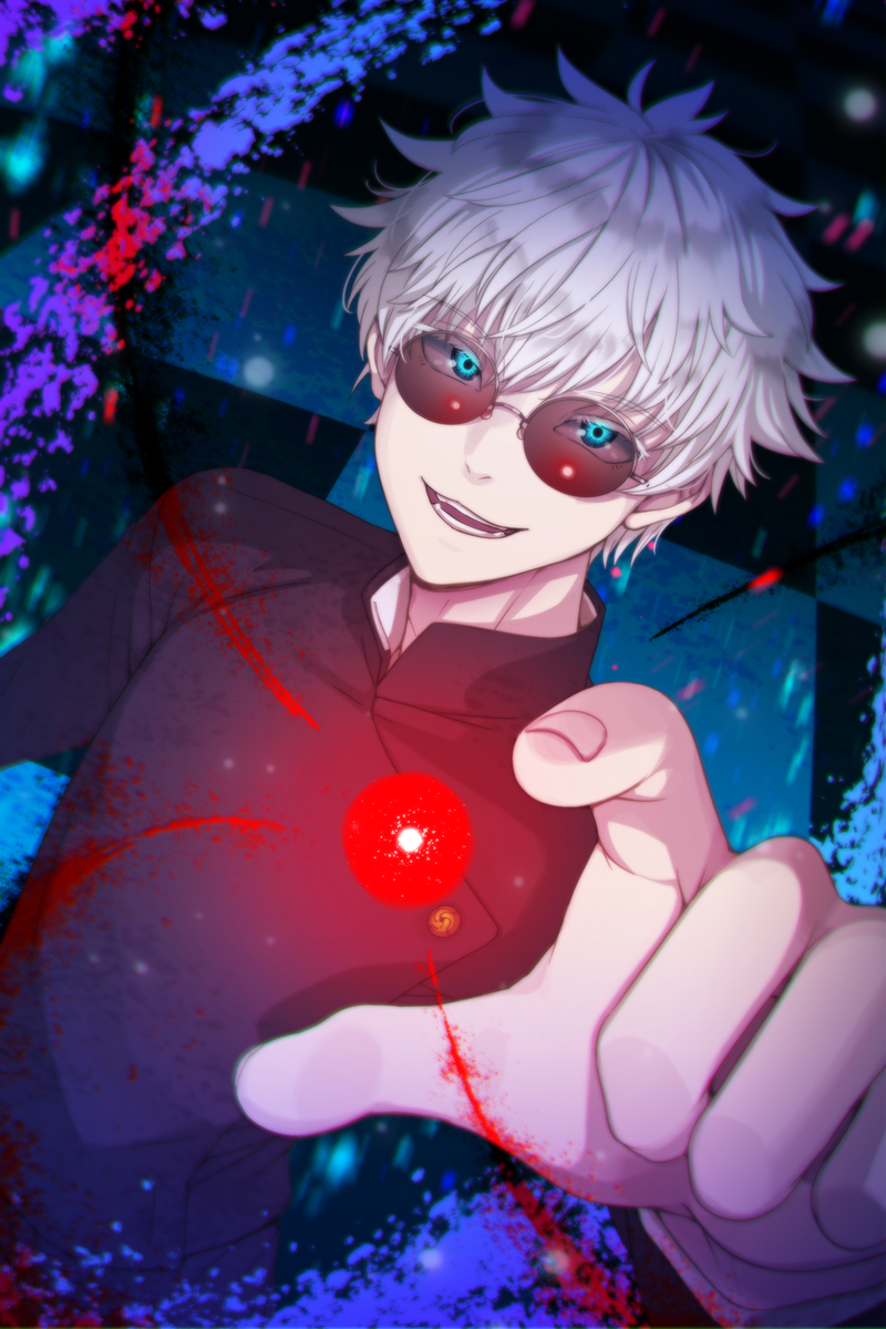 This is a pixiv picture whose title is 五条悟.