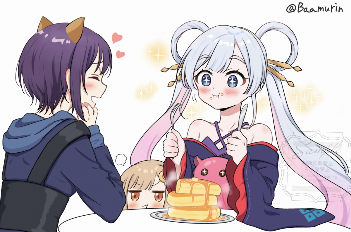 This is a pixiv picture whose title is あまいものが食べたい！.