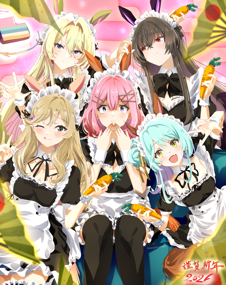 This is a pixiv picture whose title is わたなれ　お絵描き2025~2026.