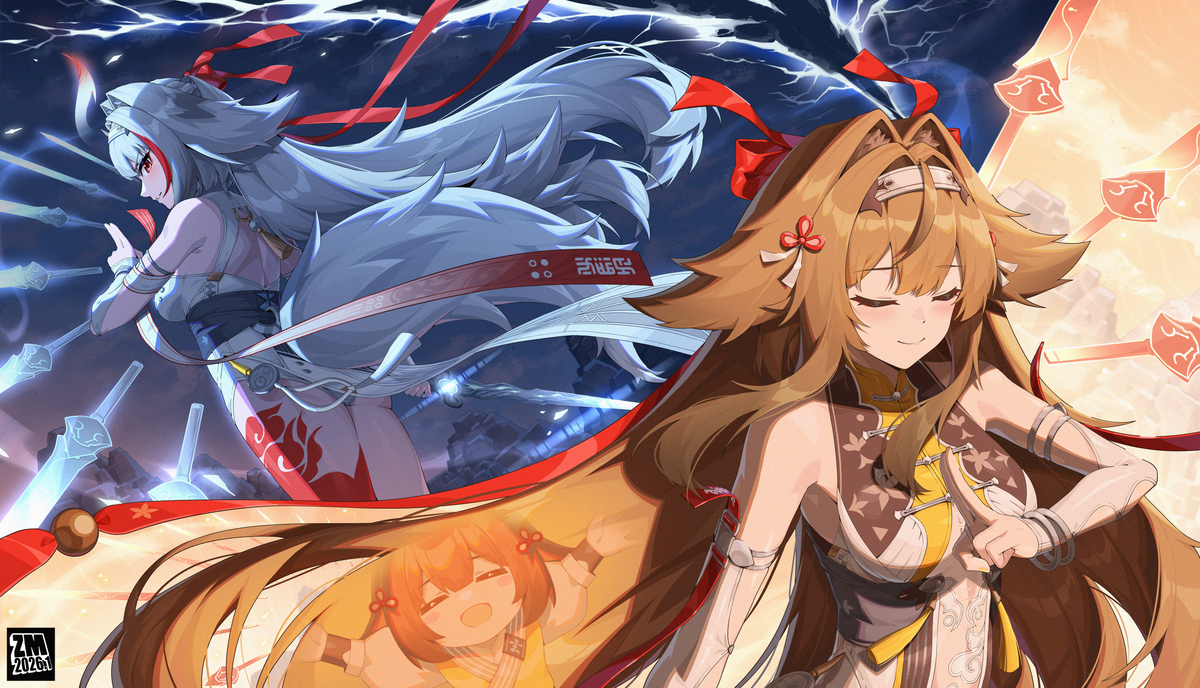 This is a pixiv picture whose title is 光&光&光.