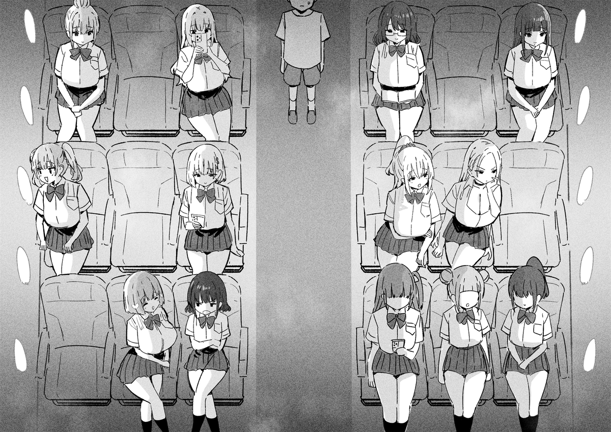 This is a pixiv picture whose title is どこに座りたいですか？.