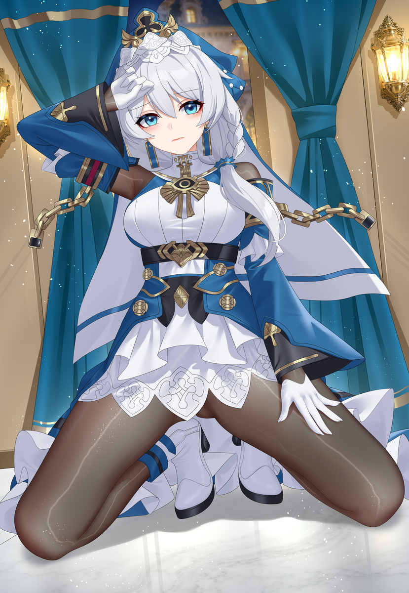 This is a pixiv picture whose title is 德丽莎.