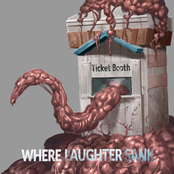 This is a pixiv picture whose title is チケット売り場モチーフのクリーチャー.