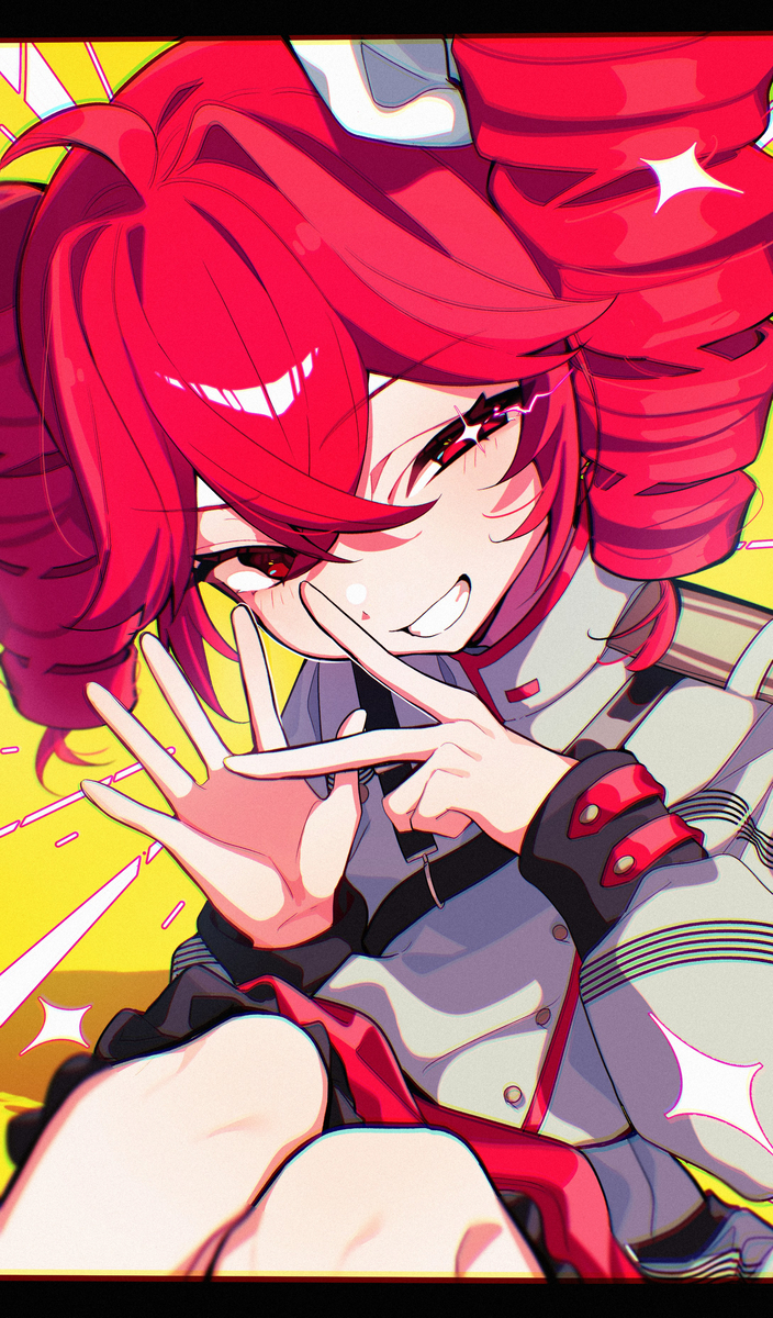 This is a pixiv picture whose title is ✌️🖐✨.