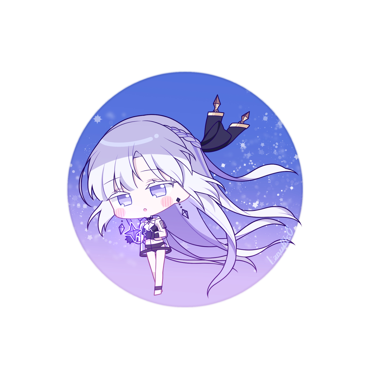 This is a pixiv picture whose title is 彼女の名前はシエル.