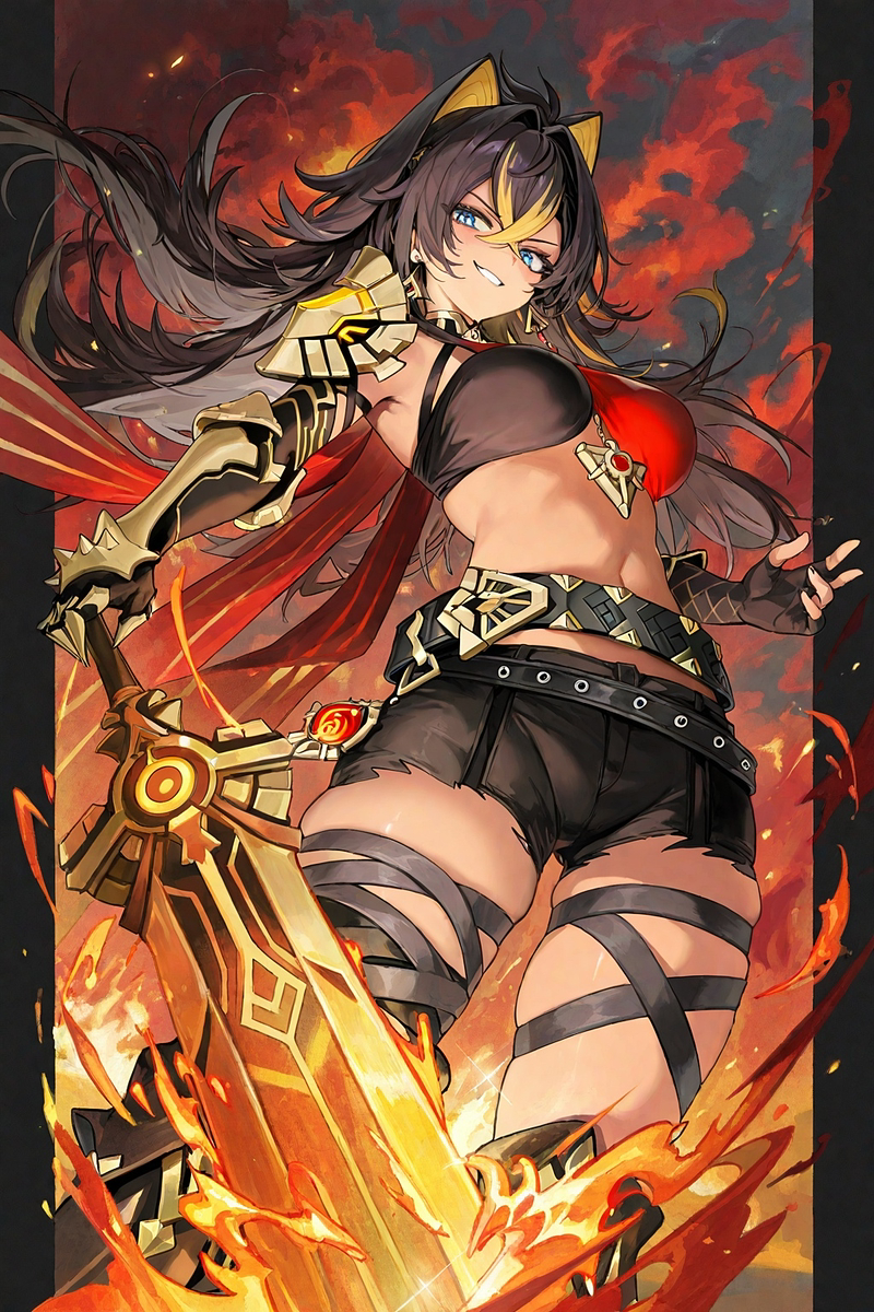 This is a pixiv picture whose title is ディシア🔥.