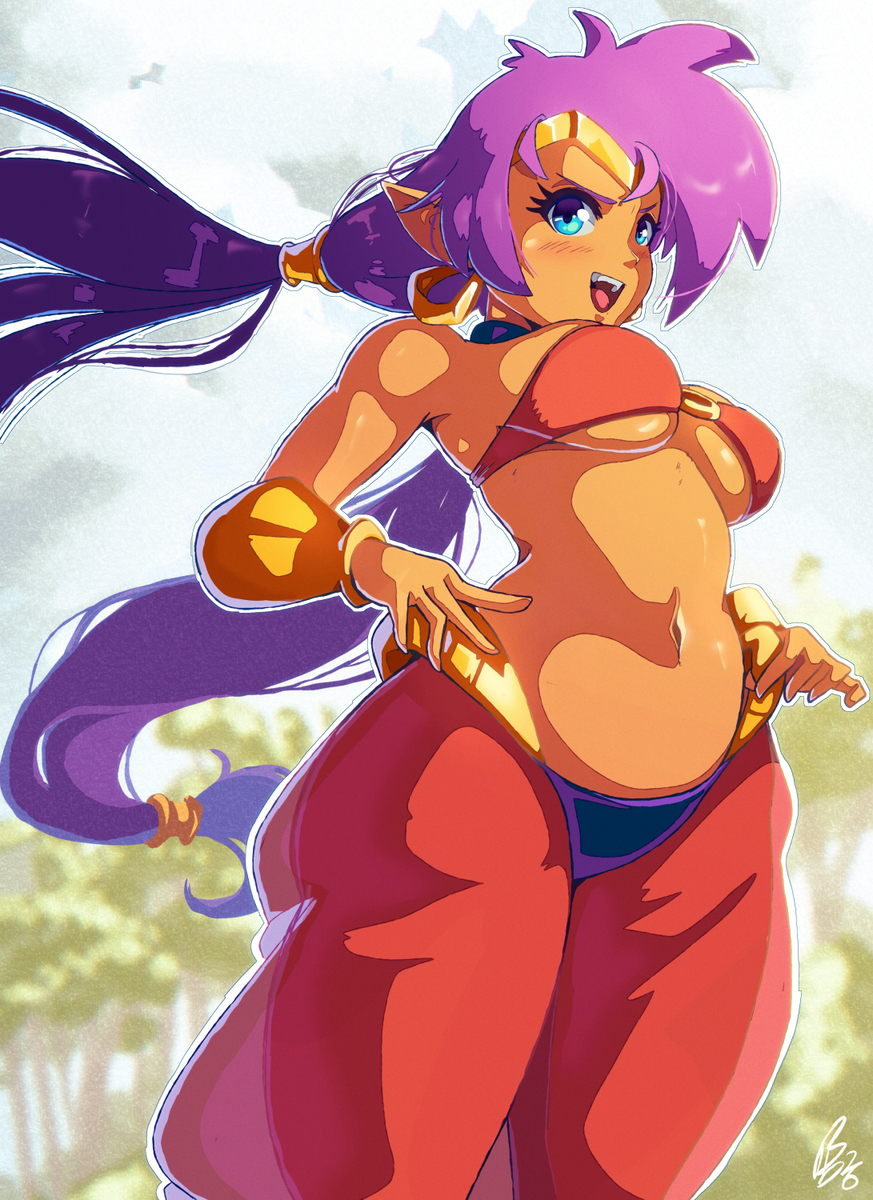 This is a pixiv picture whose title is Shantae 2026.