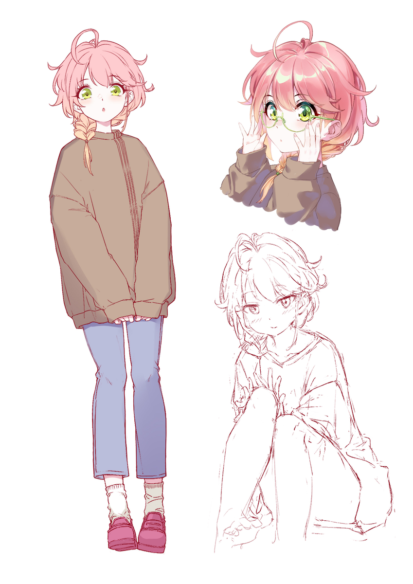 This is a pixiv picture whose title is 初めてのOC：ユニホ.