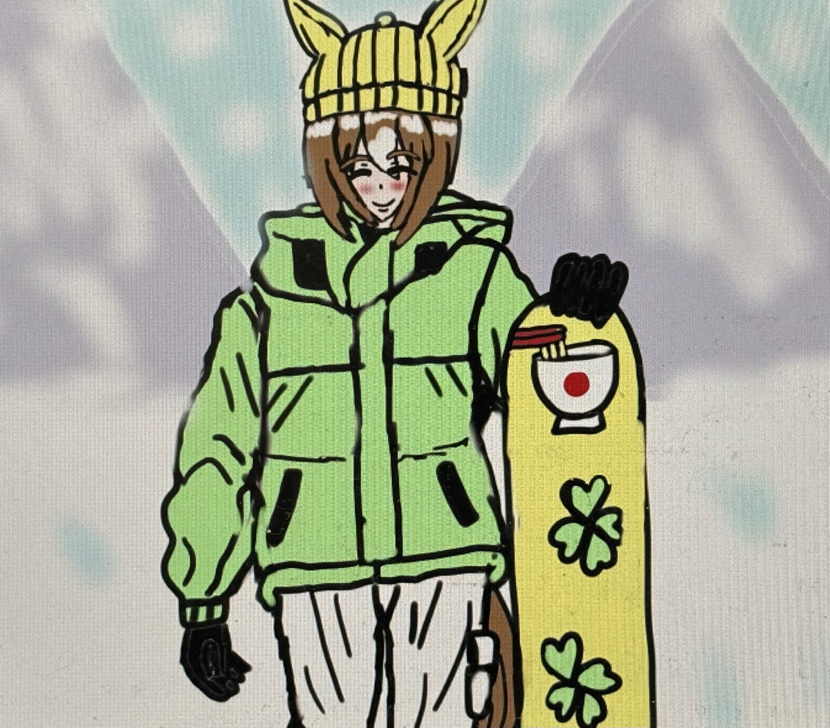 This is a pixiv picture whose title is ハッピーバースデー、ファインモーション❤️🏂.