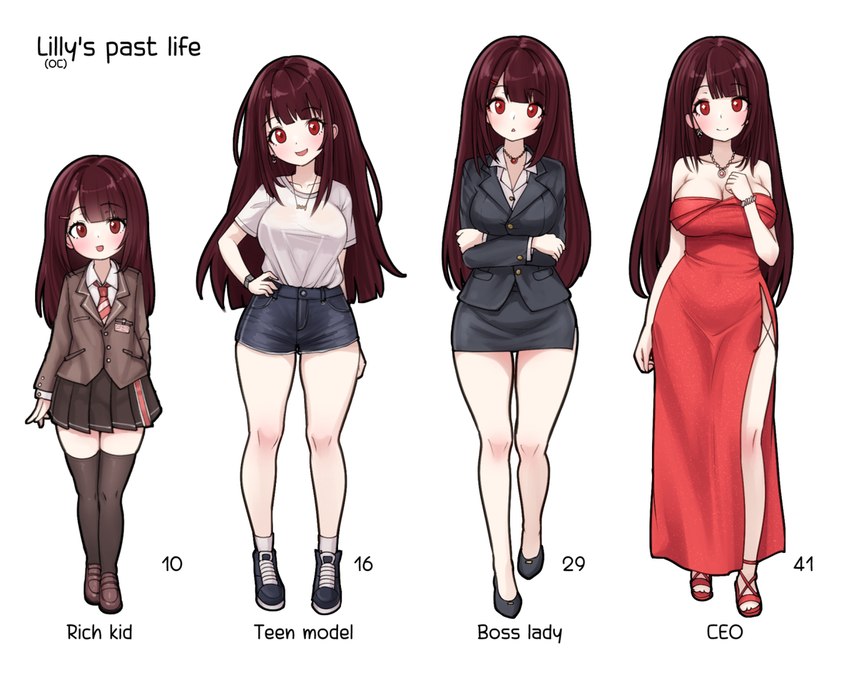 This is a pixiv picture whose title is Lilly 🎁 💄 🔥 🍷.