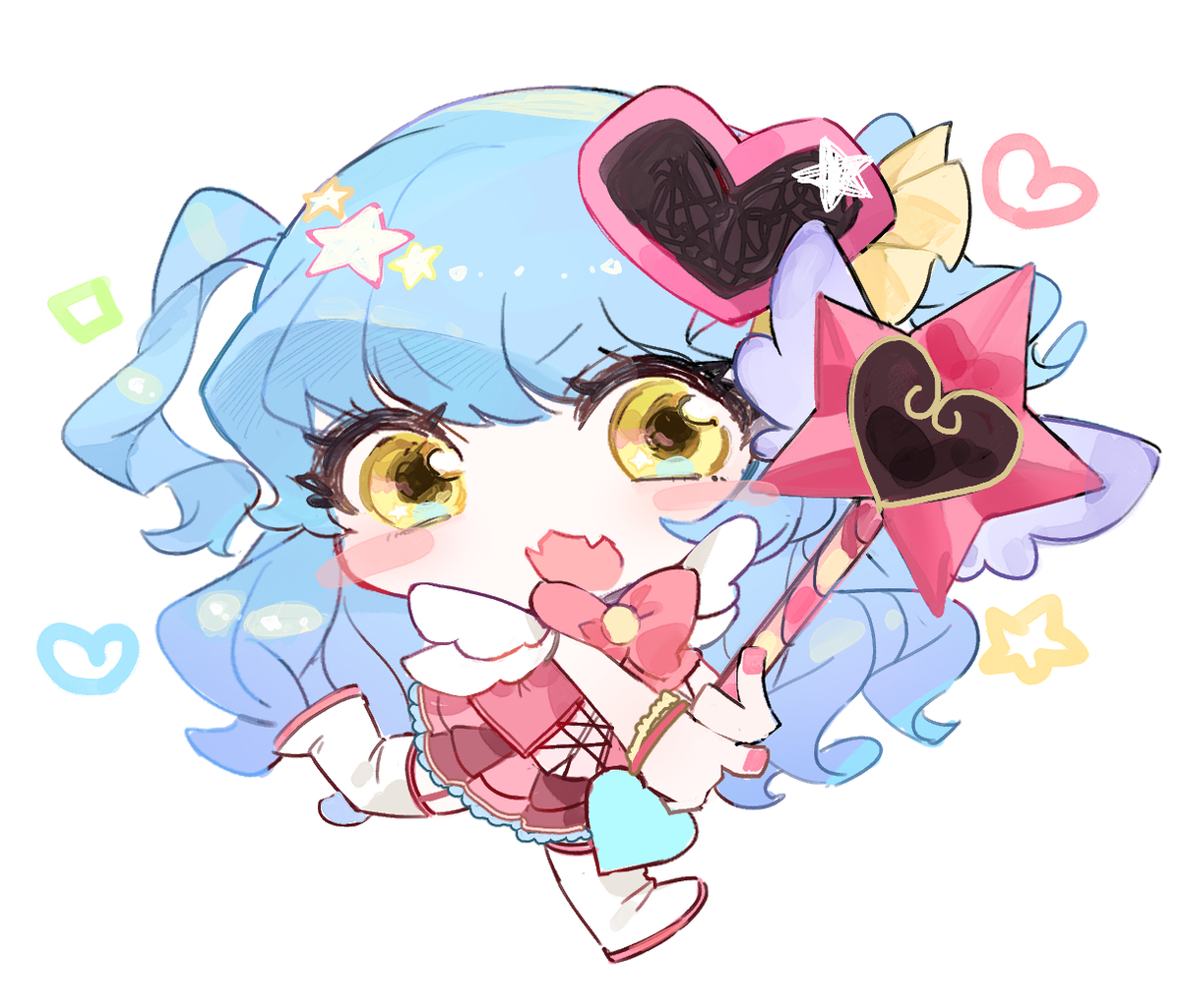 This is a pixiv picture whose title is 憎しみちゃん.