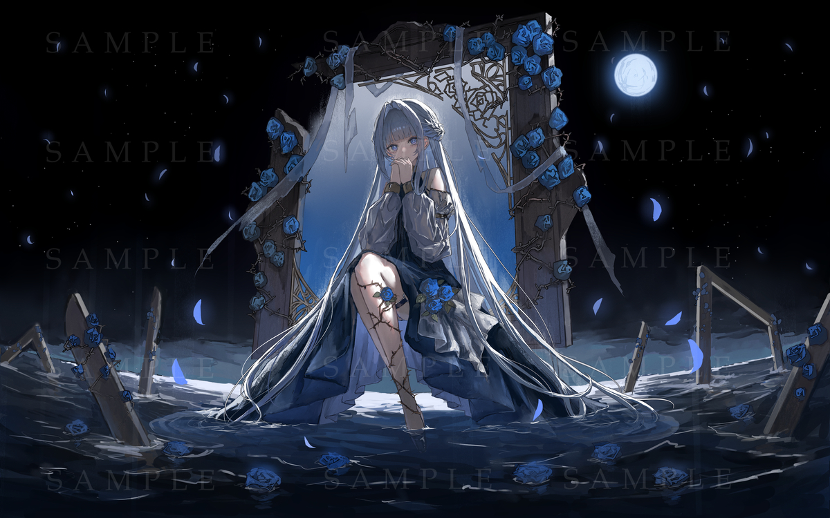 This is a pixiv picture whose title is commission.