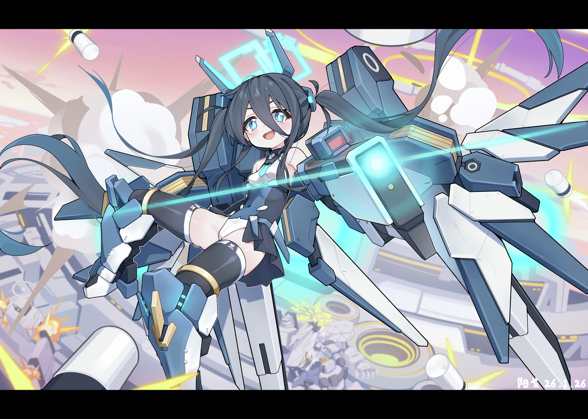 This is a pixiv picture whose title is 天童アリス(臨戦).