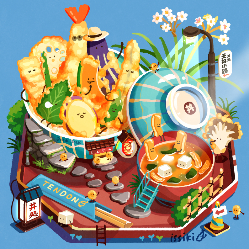 This is a pixiv picture whose title is 天丼小路.