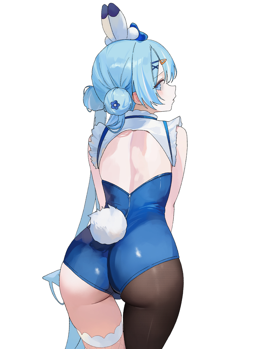 This is a pixiv picture whose title is bunny.