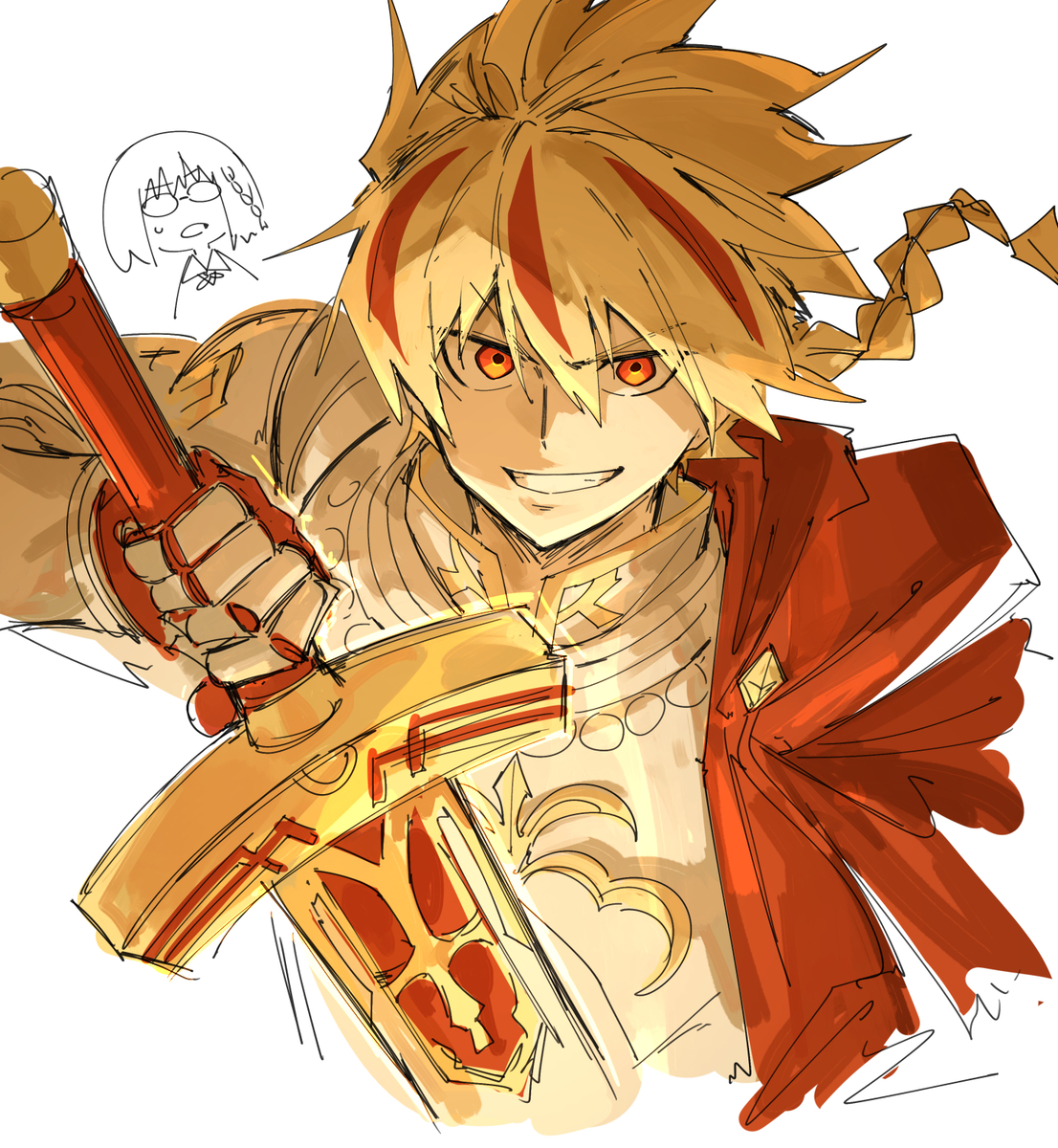 This is a pixiv picture whose title is セイバー.