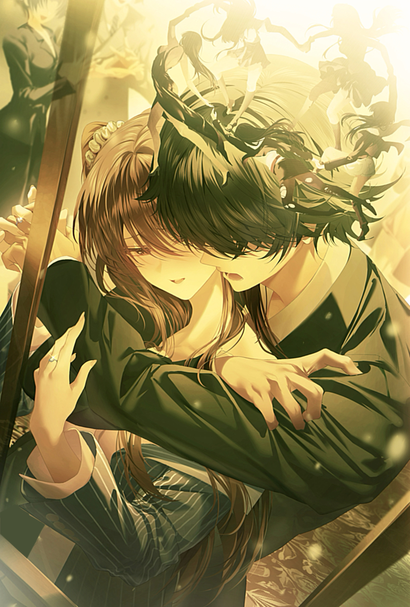 This is a pixiv picture whose title is 言葉にできない想い.