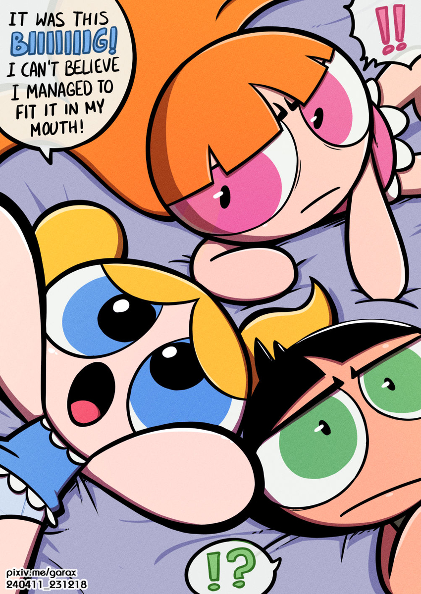This is a pixiv picture whose title is Powerpuff Imagination.