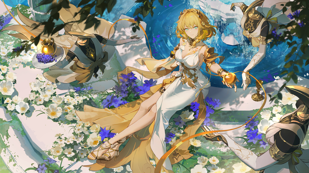 This is a pixiv picture whose title is 画了阿格菜雅.