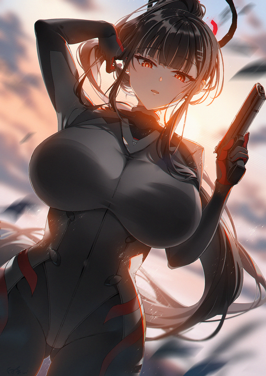 This is a pixiv picture whose title is 臨戦リオ.