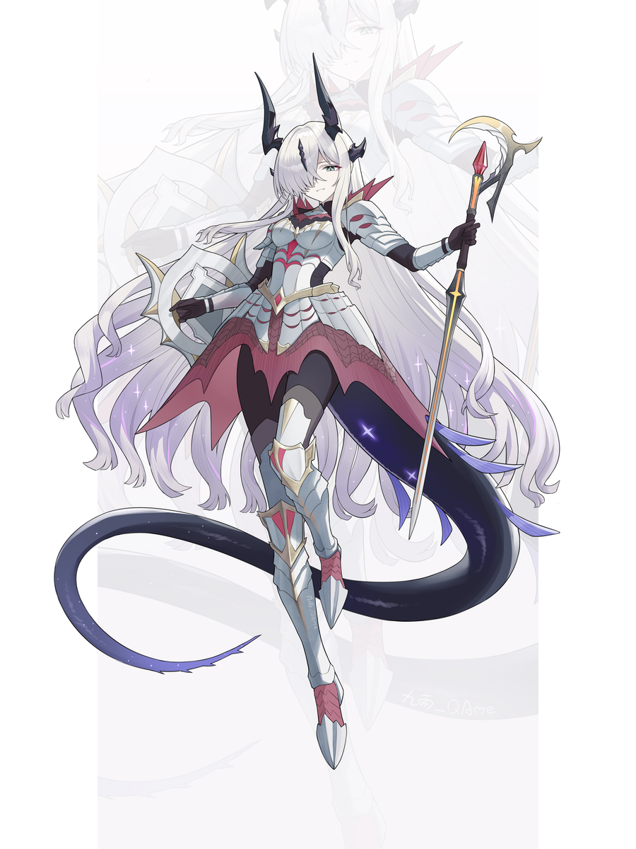 This is a pixiv picture whose title is 爵银龙死芒.