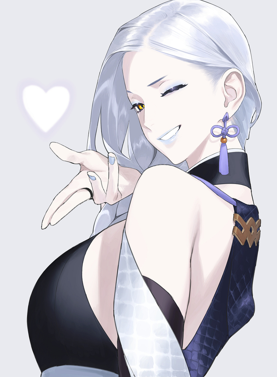 This is a pixiv picture whose title is 蛇女房.