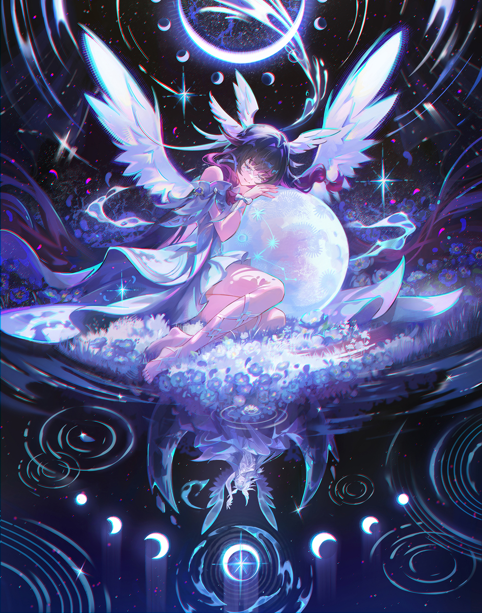 This is a pixiv picture whose title is Columbina.