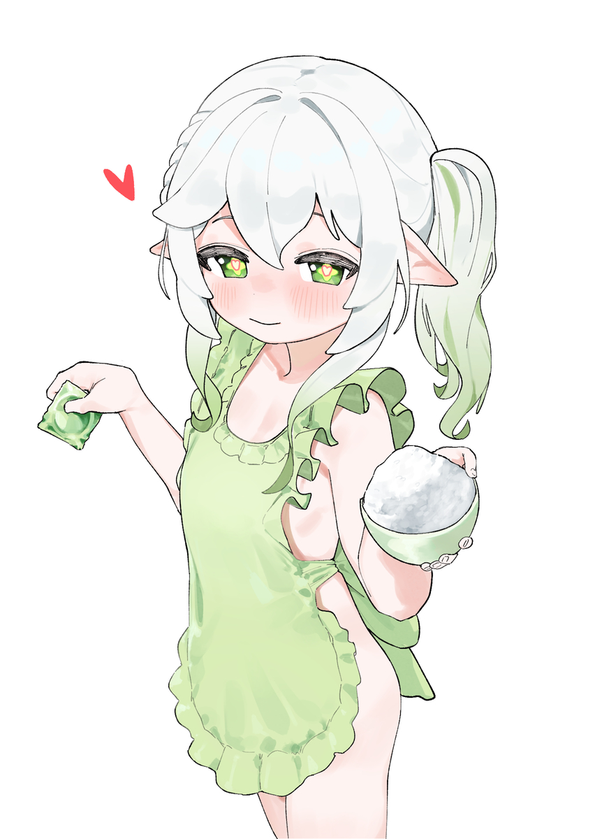 This is a pixiv picture whose title is nahida apron.
