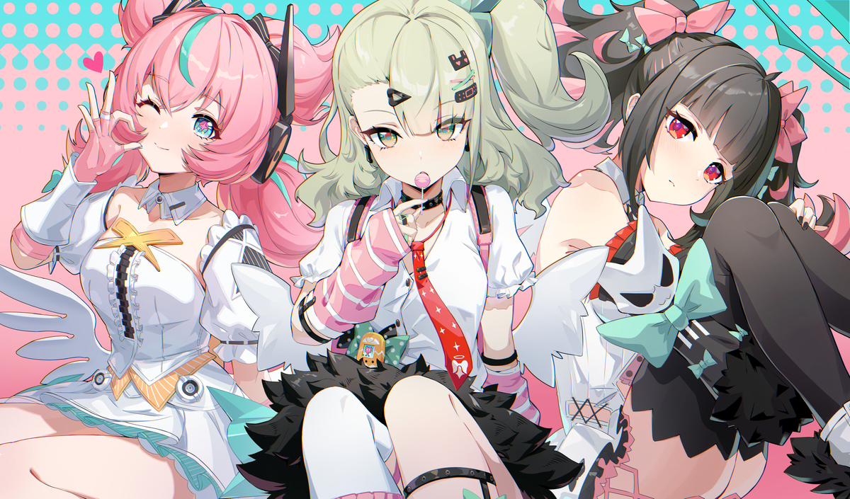 This is a pixiv picture whose title is 妄想エンジェル.