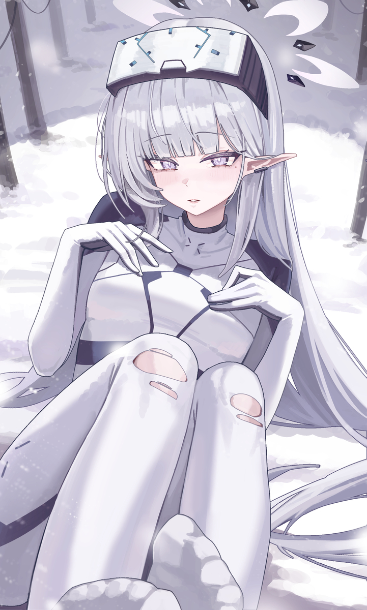 This is a pixiv picture whose title is 臨戦ヒマリ.