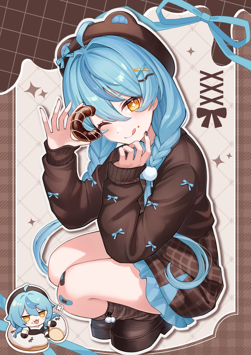 This is a pixiv picture whose title is ななたま🍩.