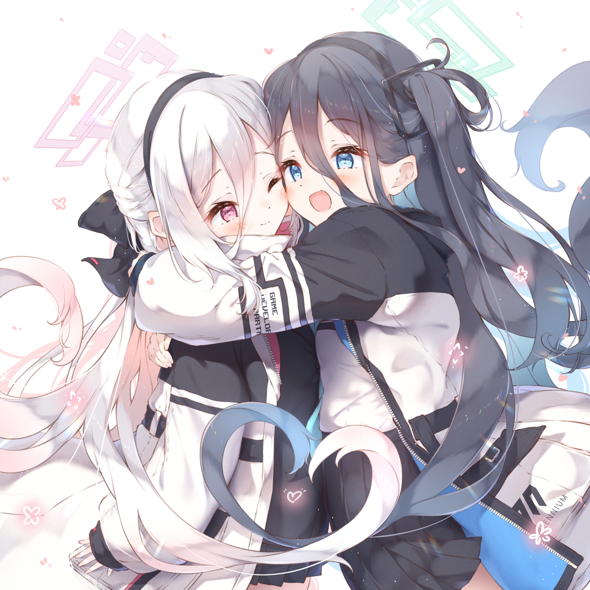 This is a pixiv picture whose title is 天童さんちのケイとアリス.
