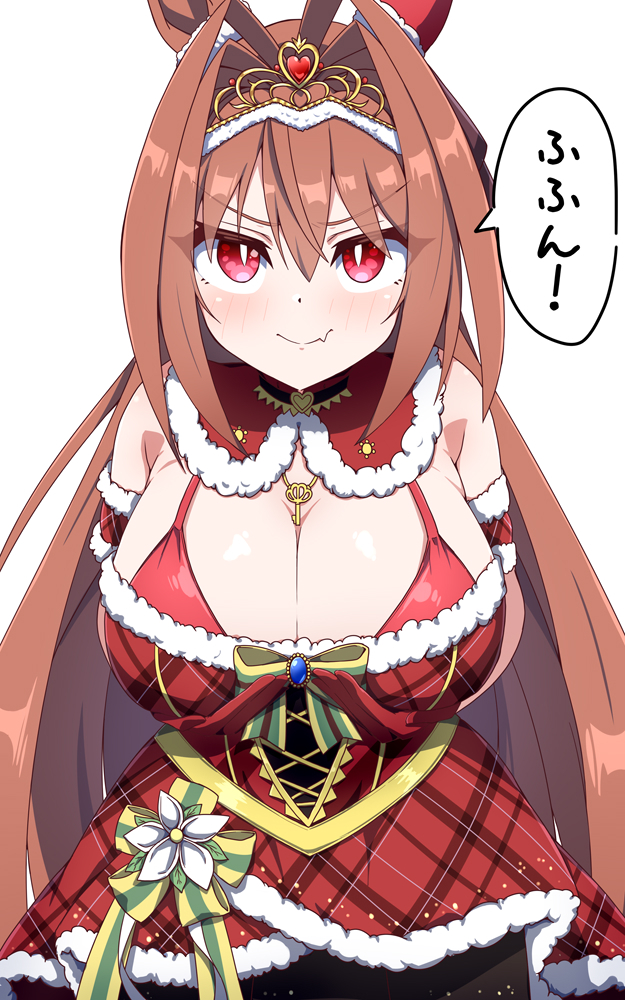 This is a pixiv picture whose title is クリスマス衣装ダスカ＋差分.