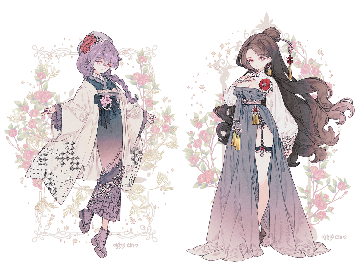 This is a pixiv picture whose title is ♡CM♡.