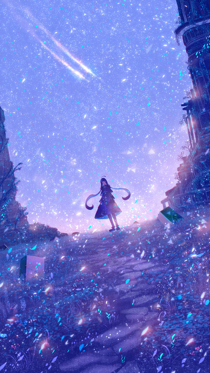 This is a pixiv picture whose title is 紗寞の吐息.