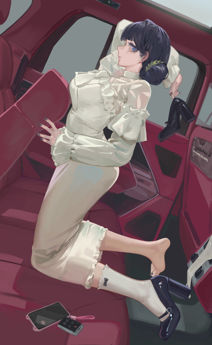 This is a pixiv picture whose title is Fire in the hole.