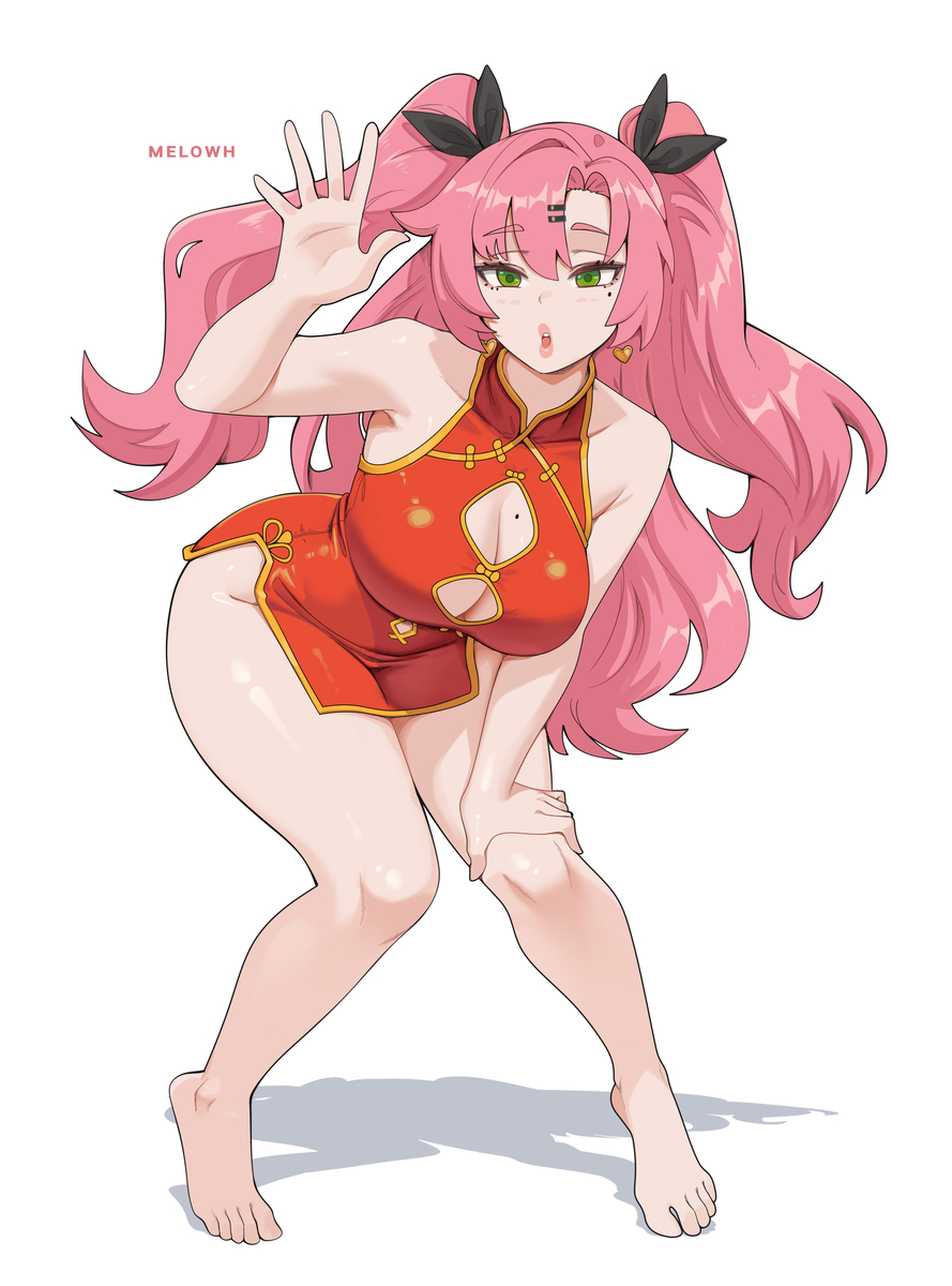 This is a pixiv picture whose title is Nicole Chinese Dress.