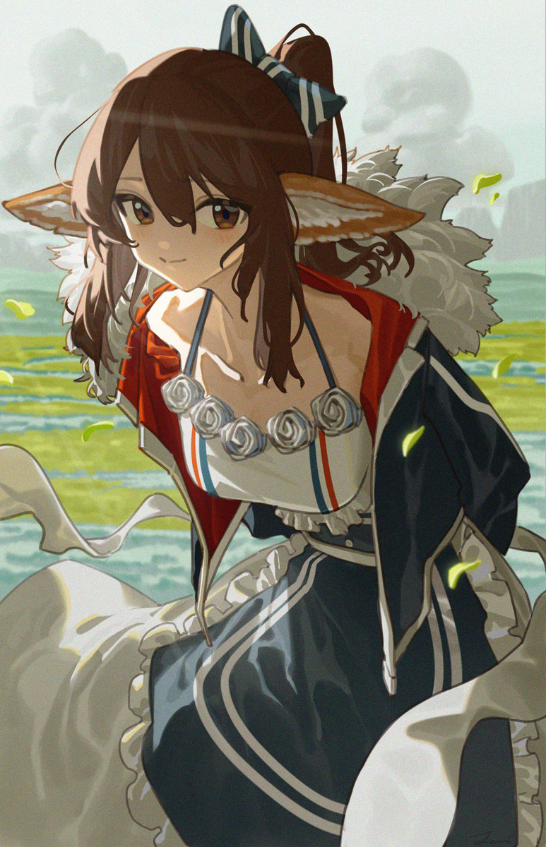 This is a pixiv picture whose title is 今天画莱娜.