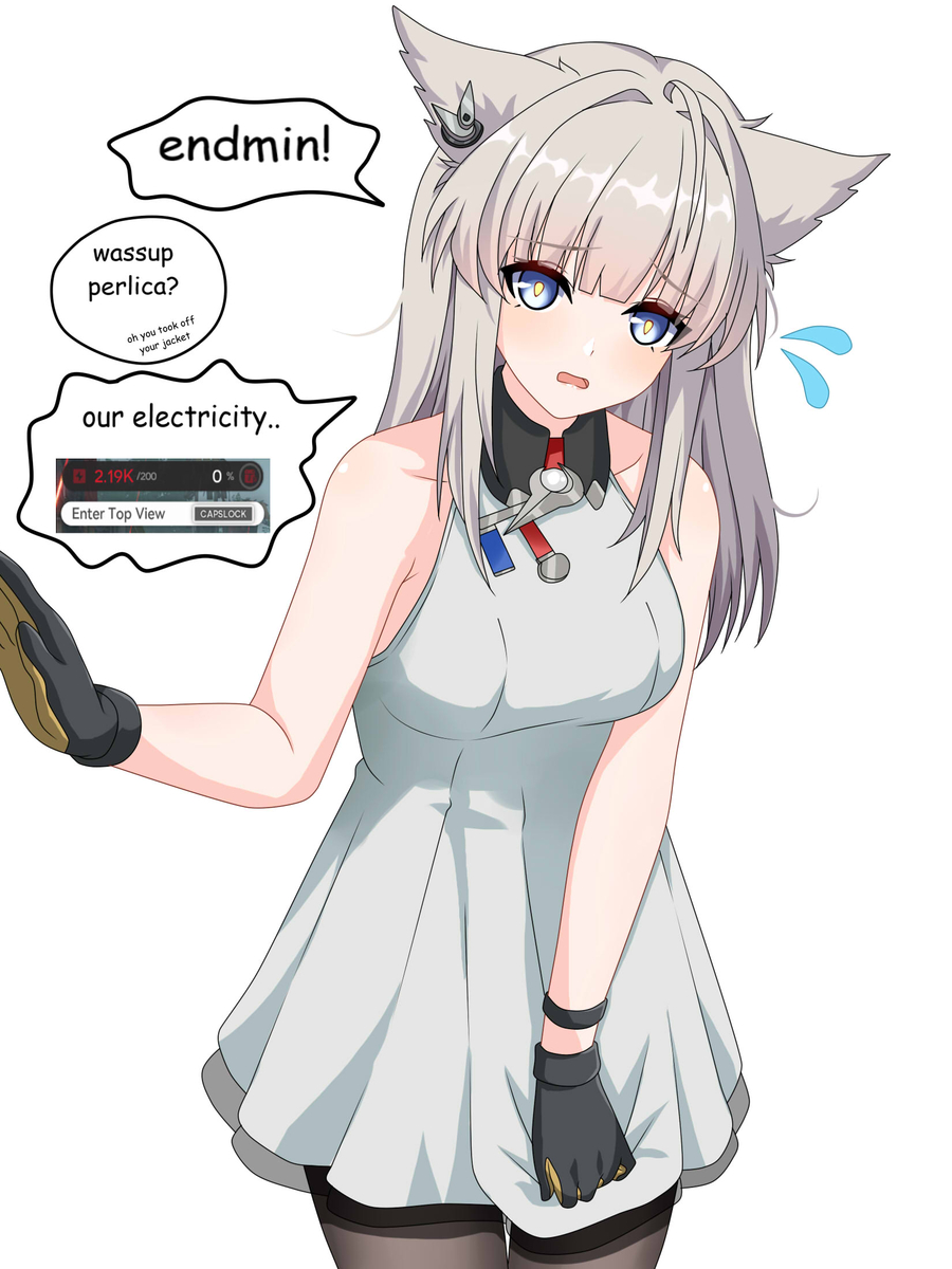 This is a pixiv picture whose title is Perlica.