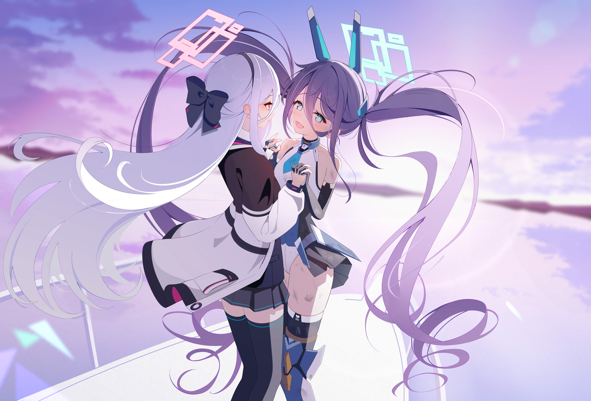 This is a pixiv picture whose title is 天童アリス×天童ケイ.